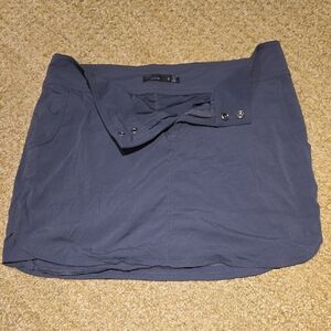 Prana Charcoal Mini Akirt